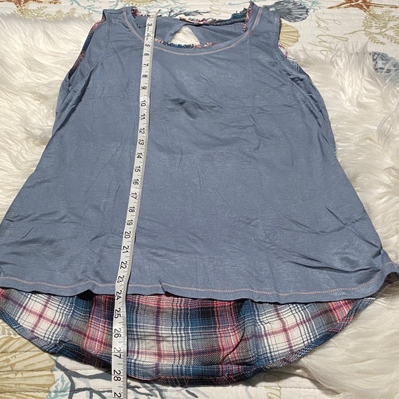 Hem & Thread blue Tank Top - Picture 7 of 7